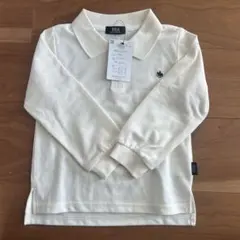 POLO ホワイト ポロシャツ 長袖