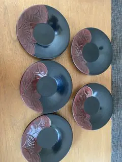 鎌倉彫 茶托 5客セット - メルカリ