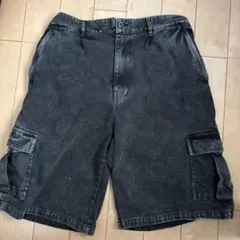 ダークグレー カーゴショートパンツ M huf