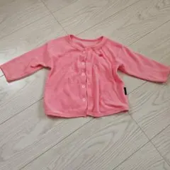 アンナニコラ　ピンク長袖カーディガン