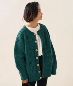 FREAK'S STORE フィッシャーマンクルーカーディガン