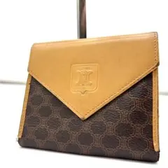 CELINE セリーヌ　折り財布　マカダム　ヴィンテージ　二つ折り財布