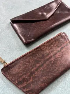 Dono 長財布　本革　エンベロープ ウォレット　ブラウン　北欧暮らしの道具店のサムネイル