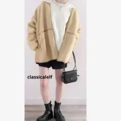 ブルゾン ノーカラージャケット