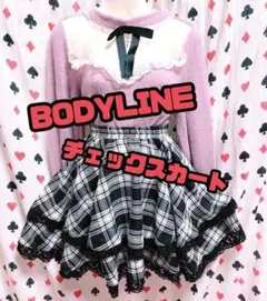 1/28までお値下げ♡BODYLINE♡チェックスカート♡平成♡レア♡y2k