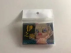 鬼滅の刃 てくトコ BIGスクエア缶バッジ 嘴平伊之助
