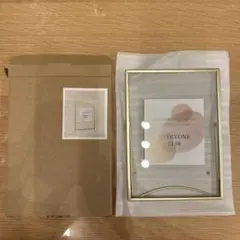 【 平日発送 】スリーコインズ 3coins 真鍮 フォトフレーム ゴールド