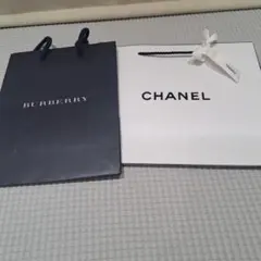 BURBERRY CHANEL ショッピングバッグ 2点セット