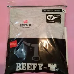 Hanes　ヘインズ　クルーネックTシャツ　XL　綿100%　胸元にワッペンありのサムネイル