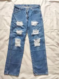 Wrangler　ラングラー ダメージ　ジーンズ