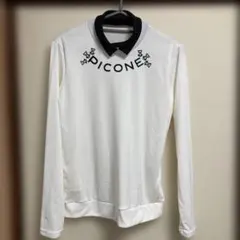 PICONE 長袖ポロシャツ ホワイト