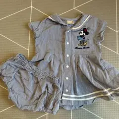 petit main ミニーマウス ワンピース 80
