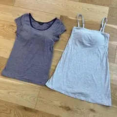 ユニクロ IDANA トップス カップ付キャミソール 2点セット