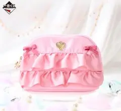 Aikatsu! ピンクフリルポーチ　一番くじ　ラストワン