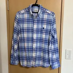 コーエン　ボタンダウンチェック柄長袖シャツ　値下げ