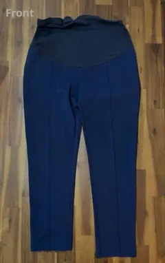 スウィートマミー マタニティ パンツ ズボン ネイビー L サイズ調整可能