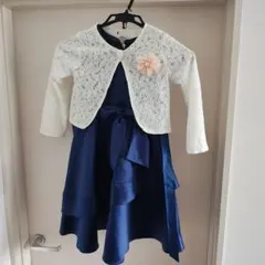 ネイビー フォーマルドレス 120サイズ