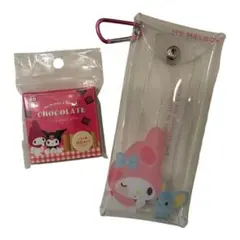 マイメロディ 透明ポーチとチョコレートメモ