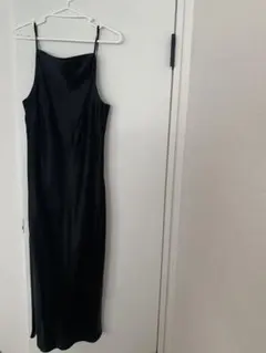 サテン キャミソール ワンピース　グリーンレーベルリラクシング