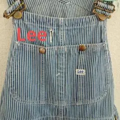 Lee ダンガリーズ　オーバーオール　ヒッコリー　XS クリーニング済み