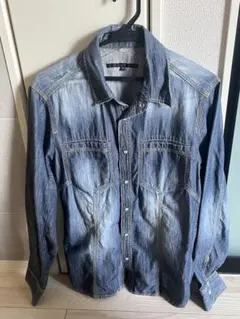 【最終値下げ】デニムシャツ 長袖 デニムブルー