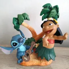 新品☆リロ＆スティッチ Lilo & Stitch 傘立て 小物入れ フィギュア