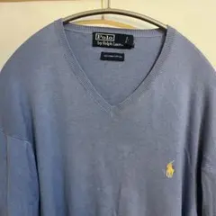 Polo by Ralph Lauren ニットセーター XXL ライトブルー