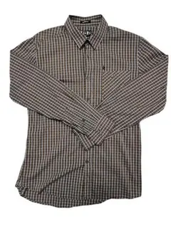 VOLCOM ボルコム 長袖シャツ チェック柄 スリムフィット M