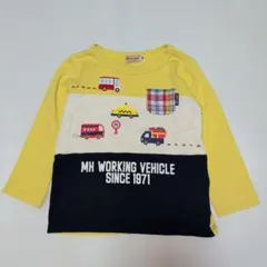 100★ミキハウス★働くクルマＴシャツ★