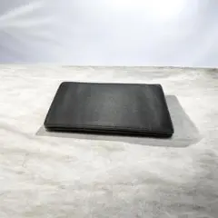 【外装極美品】COACH コーチ 長財布 フラップ式 黒 シボ革 冠婚葬祭