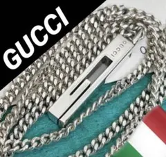 美品 GUCCI 3.8ミリ シルバー925チェーンネックレス - メルカリ