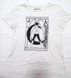 【25周年コラボ】GU セーラームーン Tシャツ M ホワイト 白 訳あり