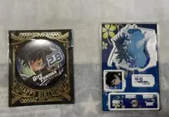 鬼滅の刃　バースデイ　名場面ジオラマフィギュア　缶バッジ　冨岡義勇　2021