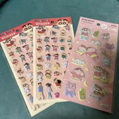 amifaクレヨンしんちゃんふわふわシール　ぷっくりシール