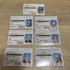 ONE PIECE パロディカード 運転免許証 など 17枚セット