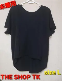 美品THE SHOP TK*ポリジンカットソー 
ポリジン加工ラメ入りカットソーのサムネイル