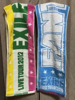 ◆ EXILE マフラータオル　2本セット　2010 2012 【匿名配送】