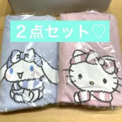 ジェラートピケ サンリオ スムーズィーセットアップ　２点 キティ シナモロール