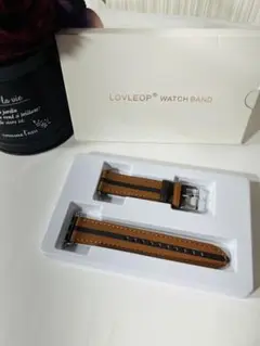LOVLEOP Apple Watch バンド ブラウン　38mm用