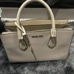 MICHEAL KORS ホワイトベージュ ハンドバッグ