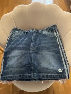 F*s様 アディダスオリジナルス　スリーストライプス デニム ミニスカート L