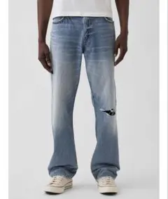 GAP リラックスフィット ストレートデニム 28×30のサムネイル