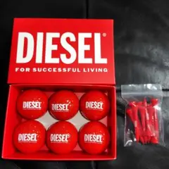 【新品未使用】DIESELディーゼルGOLFボール＆ティーセット ノベルティのサムネイル