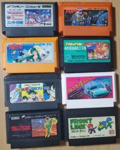 ファミリーコンピュータ ソフト 8点セット ファミコン