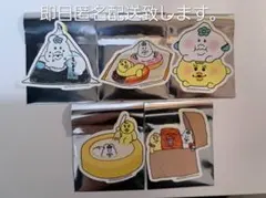 んぽちゃむくじ オリジナル ステッカー 5種フルコンプセット