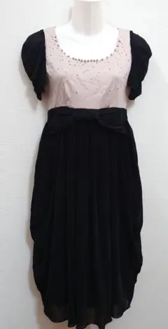 ランバンオンブルー ドッキングワンピース ミディワンピース パーティードレス