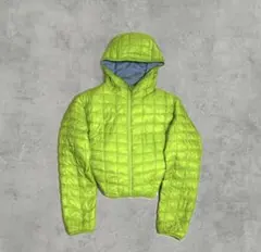 old uniqlo ダウンジャケット ライムグリーン モンベル ネージュ似