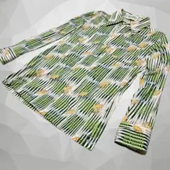 【美品】GRANPESCA プルオーバー 長袖ポロシャツ 昭和レトロ 日本製 M