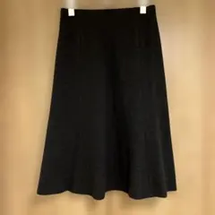 UNIQLO ロングフレアスカート グレー Sサイズ