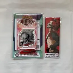 ヒロアカ原画展 切島鋭児郎 絵札缶バッジ アクスタ